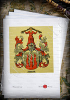 velin-d-Arches-ZIBOL_Wappenbuch der Stadt Basel . B.Meyer Knaus 1880_Schweiz 