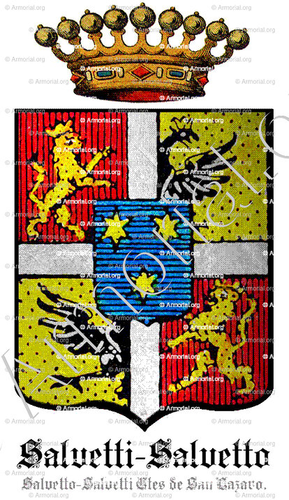 SALVETTI-SALVETTO Comtes de SAN LAZARO_Tirol._Autriche