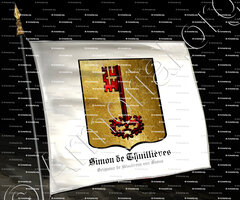 drapeau-SIMON de THUILLIÈRES_Seigneur de Montreux sur Saône. Lorraine._France