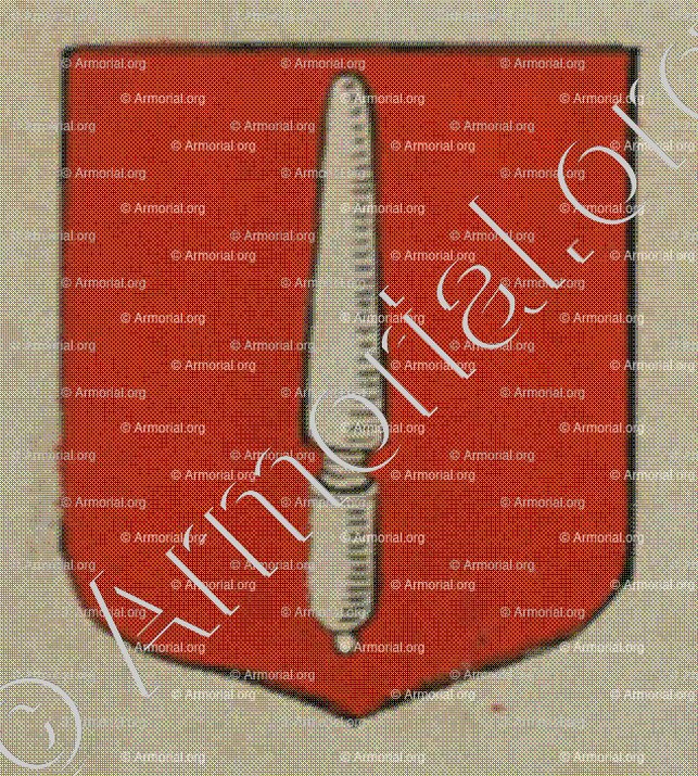 La Communauté des Bouchers de la ville de Bergtzabourg (Alsace)_Blason enregistré sous le règne de Louis XIV_France 