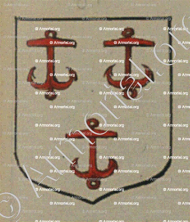 MENNEVEG (Alsace)_Blason enregistré sous le règne de Louis XIV_France 