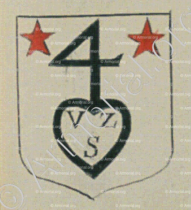 ZUMSTEIN (Alsace)_Blason enregistré sous le règne de Louis XIV_France 