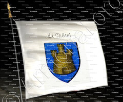drapeau-du CHÂTEL _Vidomnes de Genève_Suisse