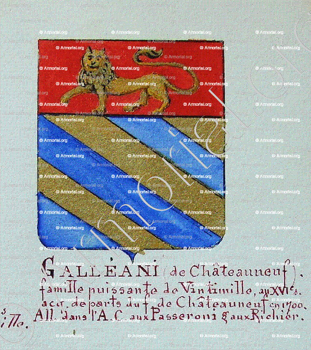 GALLEANI_Armorial Nice. (J. Casal, 1903) (Bibl. mun. de Nice)_France (1)