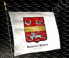 drapeau-BAUDENET d'ANNOUX_Comtes d'Annoux_France
