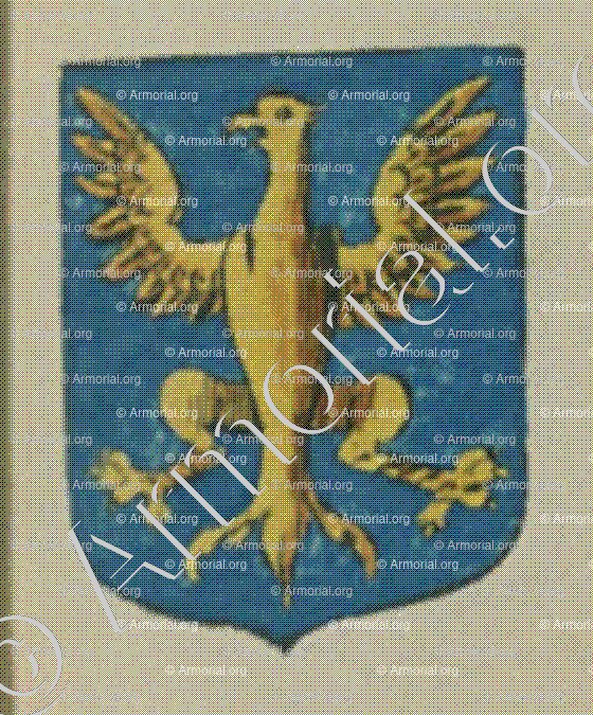 d'EUSTACHE (Alsace)_Blason enregistré sous le règne de Louis XIV_France