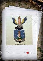 velin-d-Arches-ZIMMERLIN_Wappenbuch der Stadt Basel . B.Meyer Knaus 1880_Schweiz 