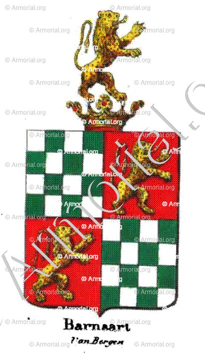 BARNAART VAN BERGEN_Armorial royal des Pays-Bas_Nederland
