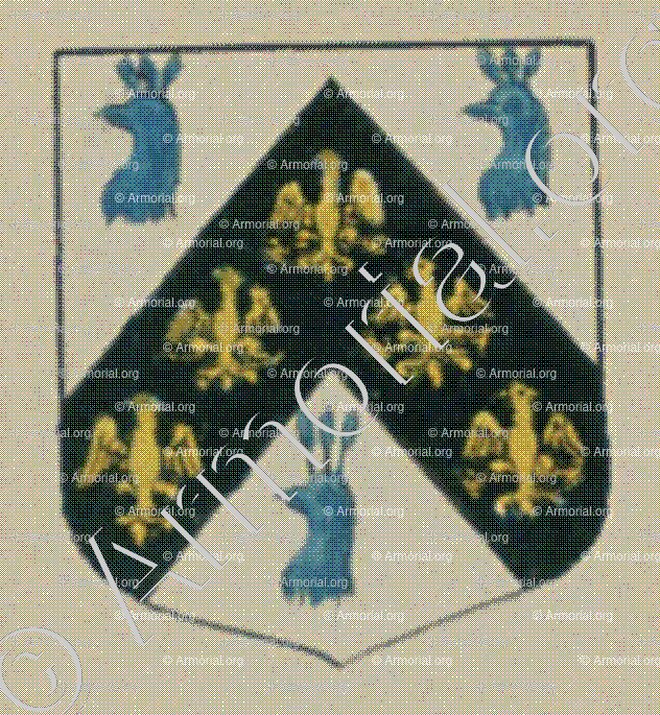 d'HACQUEVILLE (Alsace)_Blason enregistré sous le règne de Louis XIV_France