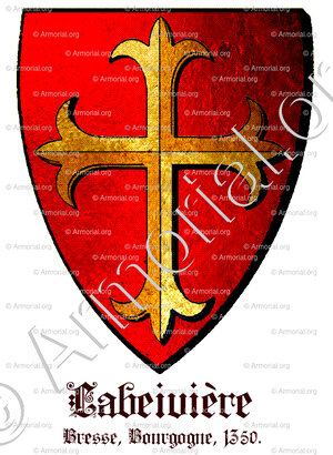 LABEVEIERE_Bresse, Bourgogne, sceau 1350._France (i)