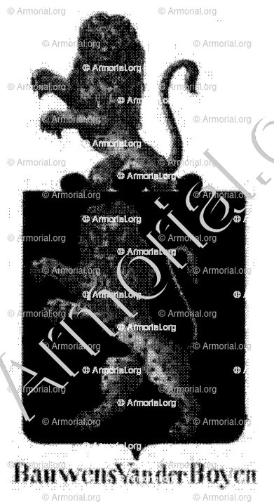 BAUWENS VAN DER BOYEN_Armorial royal des Pays-Bas_Nederland