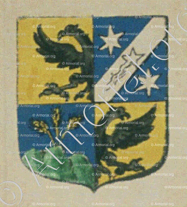 d'ICHTRATHEIM (Alsace)_Blason enregistré sous le règne de Louis XIV_France