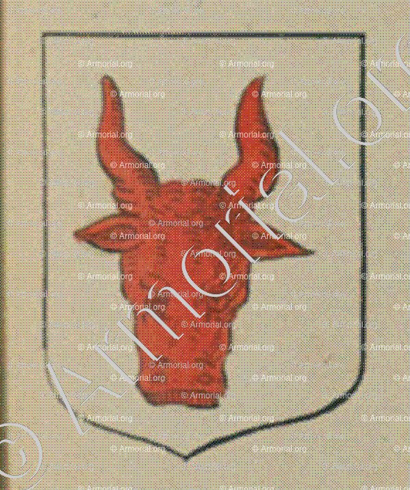 La Communauté des Bouchers d'Obernheim (Alsace)_Blason enregistré sous le règne de Louis XIV_France 