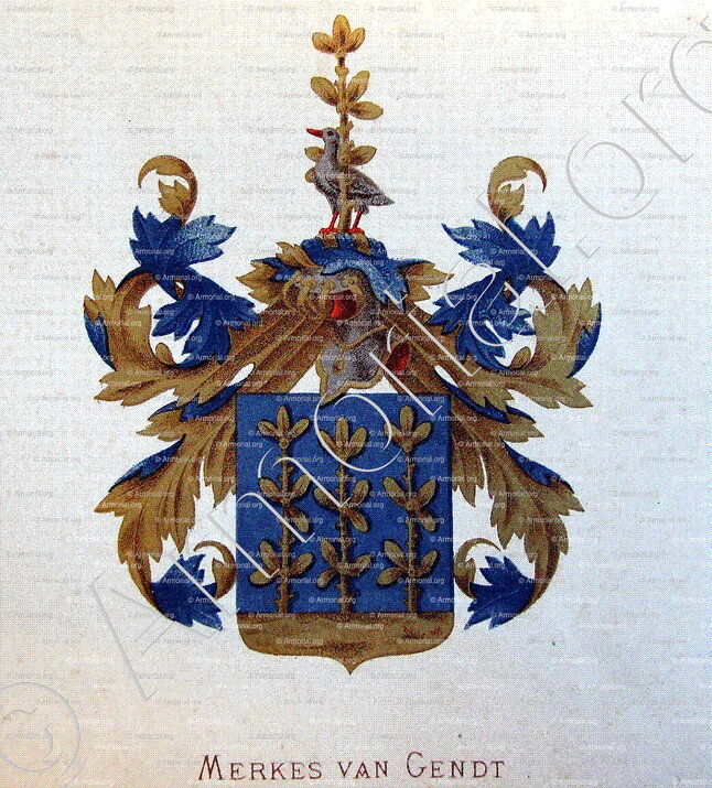 MERKES VAN GENDT_Wapenboek van den Nederlandschen Adel door J.B.Rietstap 1883 1887_Nederland