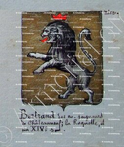 BERTRAND de Châteauneuf, la Roquette