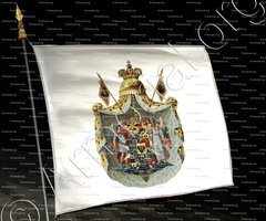 drapeau- I Петрович (Pavel I Petrovitch)_Tsar de 1796 à 1801._Empire de Russie ()