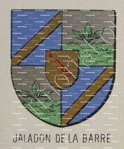 JALADON DE LA BARRE