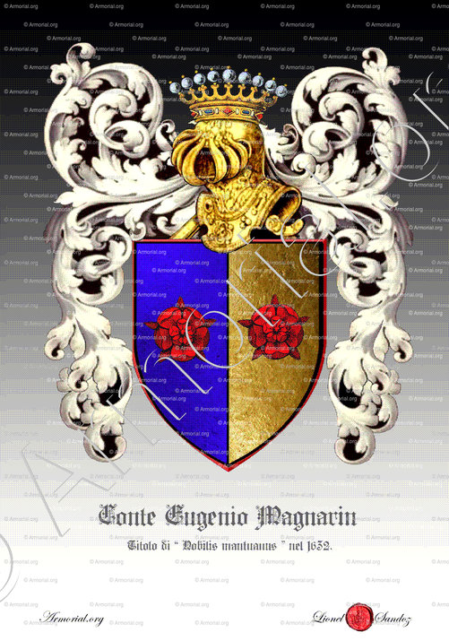MAGNARIN conte  Eugenio Magnarin_Mantova._Italia...