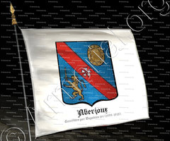 drapeau-ABERJOUX_Armoiries concédées par Napoléon 1er (1808-1815)_France