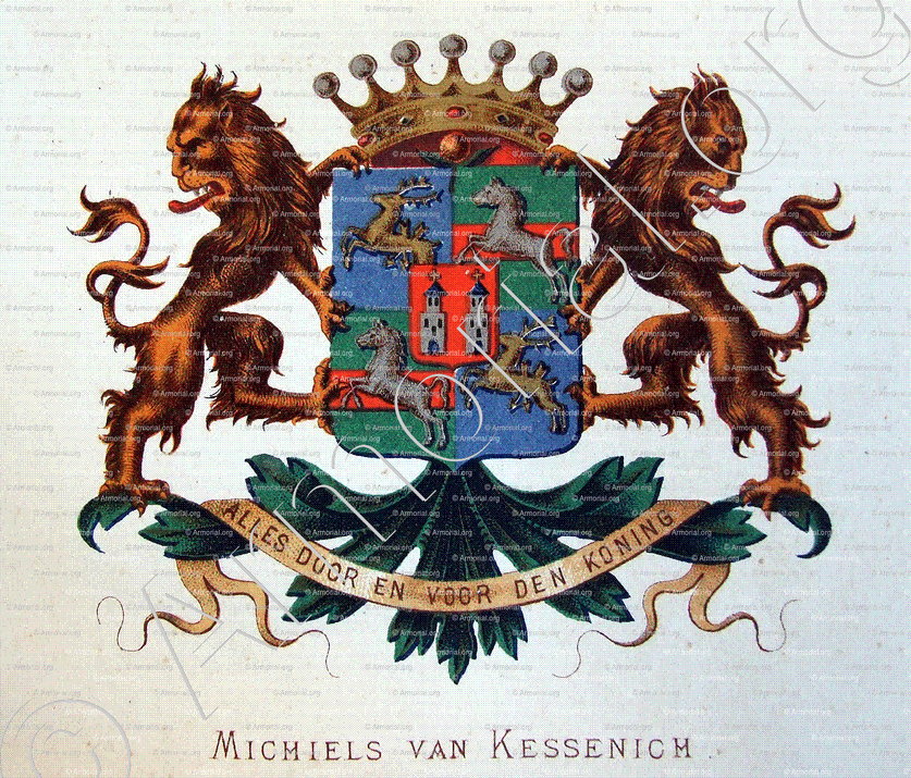 MICHIELS VAN KESSENICH_Wapenboek van den Nederlandschen Adel door J.B.Rietstap 1883 1887_Nederland