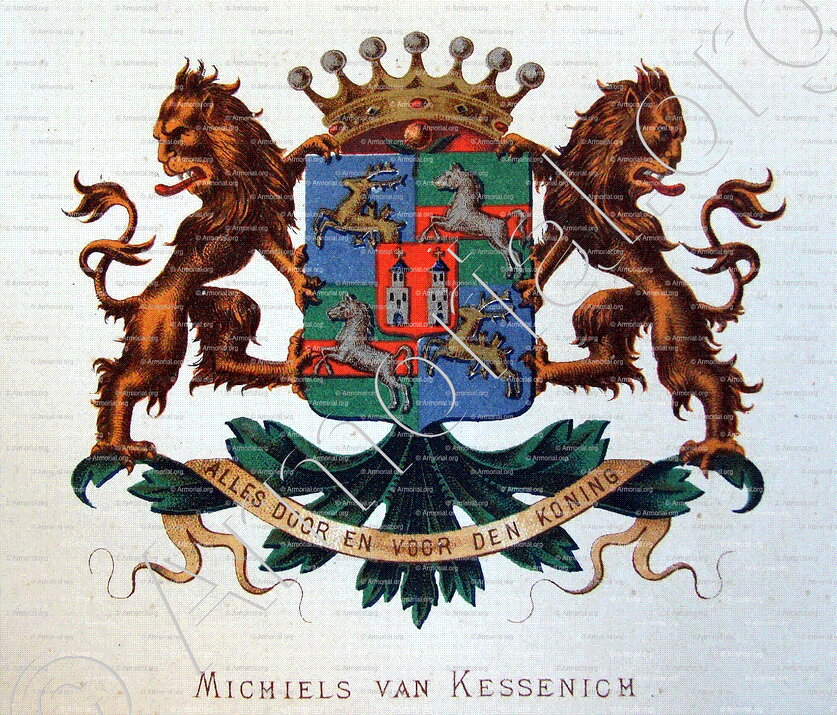 MICHIELS VAN KESSENICH_Wapenboek van den Nederlandschen Adel door J.B.Rietstap 1883 1887_Nederland