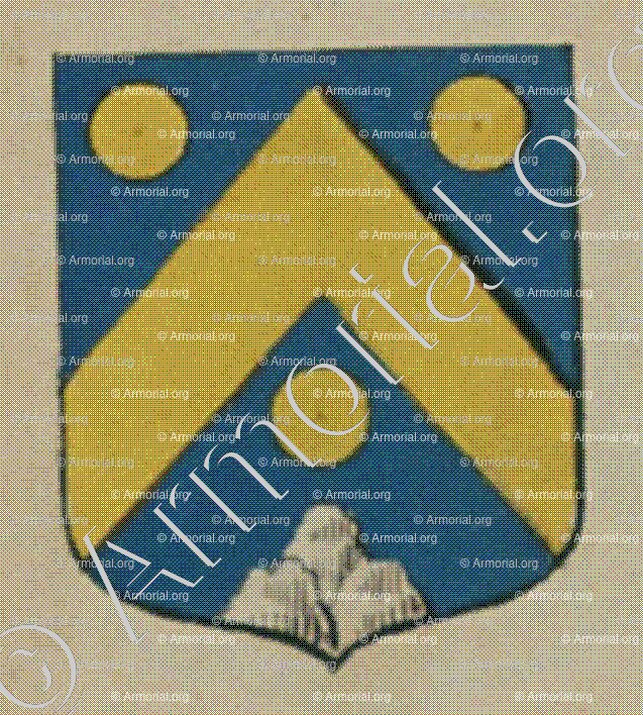 DICTRELIN (Alsace)_Blason enregistré sous le règne de Louis XIV_France