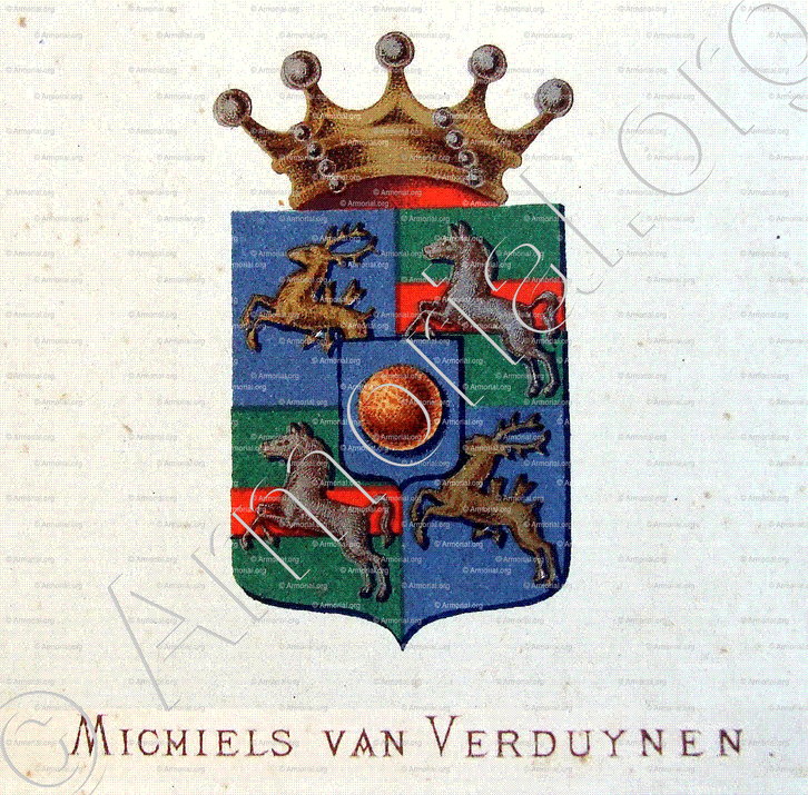 MICHIELS VAN VERDUYNEN_Wapenboek van den Nederlandschen Adel door J.B.Rietstap 1883 1887_Nederland