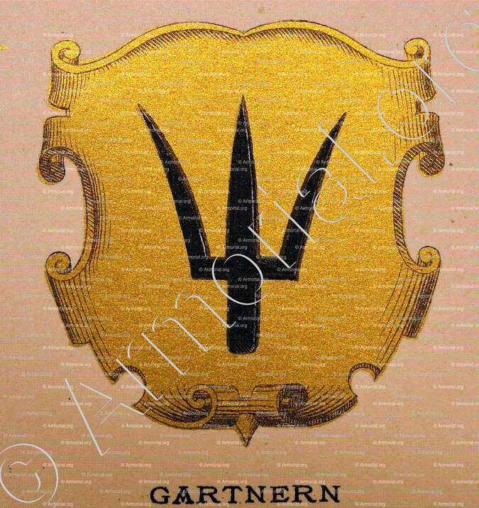 Zunft zu GARTNERN_Wappenbuch der Stadt Basel . B.Meyer Knaus 1880_Schweiz 