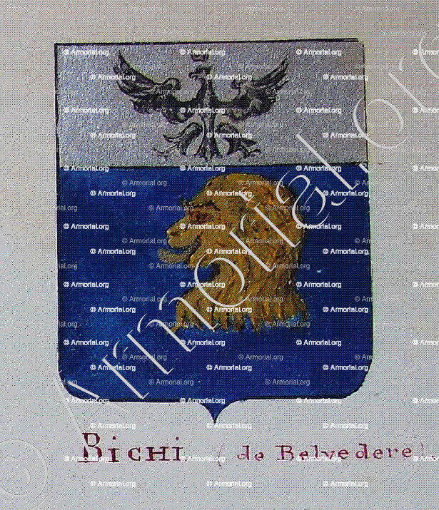 BICHI de Belvedere_Armorial Nice. (J. Casal, 1902) (Bibl. mun. de Nice)_France (i)