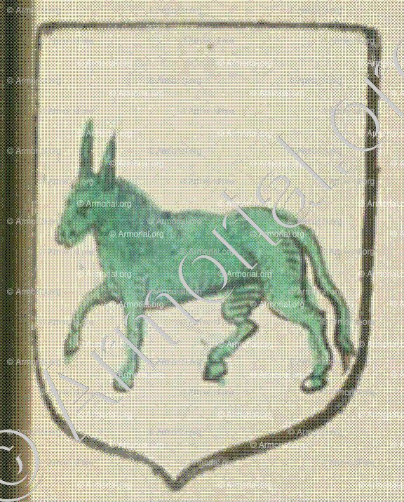 BOURIGAULT (La Rochelle)_Blason enregistré sous le règne de Louis XIV._France