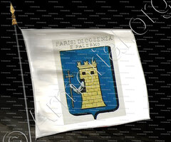 drapeau-PARISI di COSENZA e PALERMO_Sicilia._Italia