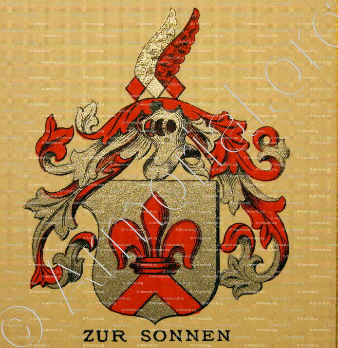 zur SONNEN_Wappenbuch der Stadt Basel . B.Meyer Knaus 1880_Schweiz 