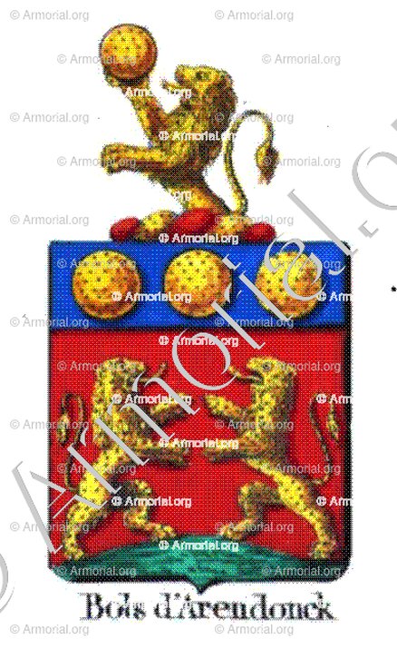 BOLS D'ARENDONCK_Armorial royal des Pays-Bas_Nederland