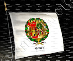 drapeau-CAURO_Cauro 1600, Ajaccio 1650 (Corse)_France...