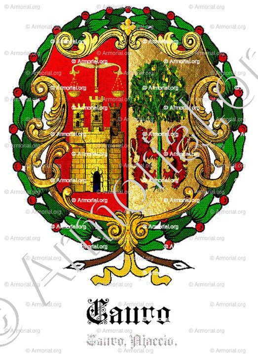 CAURO_Cauro 1600, Ajaccio 1650 (Corse)_France...