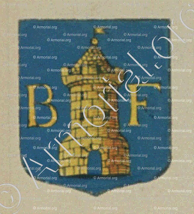 Messieurs du Magistrat de la ville de Belfort (Alsace)_Blason enregistré sous le règne de Louis XIV_France 