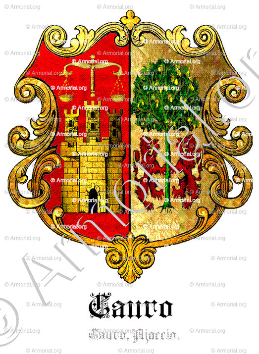 CAURO_Cauro 1600, Ajaccio 1650 (Corse)_France.