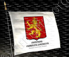 drapeau-CHAMPAGNE-CHAMPLITTE-PONTAILLER _Champagne, Franche-Comté, Bourgogne._France