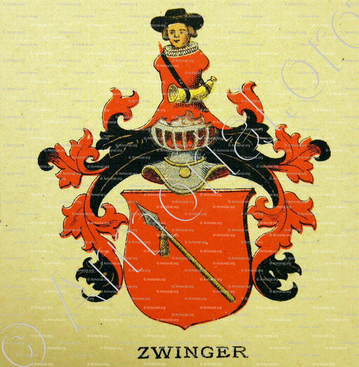 ZWINGER_Wappenbuch der Stadt Basel . B.Meyer Knaus 1880_Schweiz 