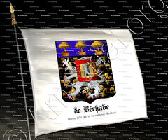 drapeau-de BÉCHADE_Baron, 1746, M. ét. de noblesse. Brabant._Belgique