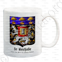 mug-de BÉCHADE_Baron, 1746, M. ét. de noblesse. Brabant._Belgique