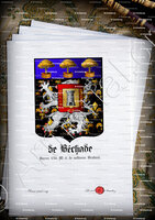 velin-d-Arches-de BÉCHADE_Baron, 1746, M. ét. de noblesse. Brabant._Belgique