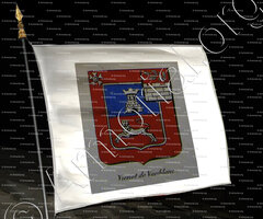 drapeau-VIENOT DE VAUBLANC_Noblesse d'Empire._France