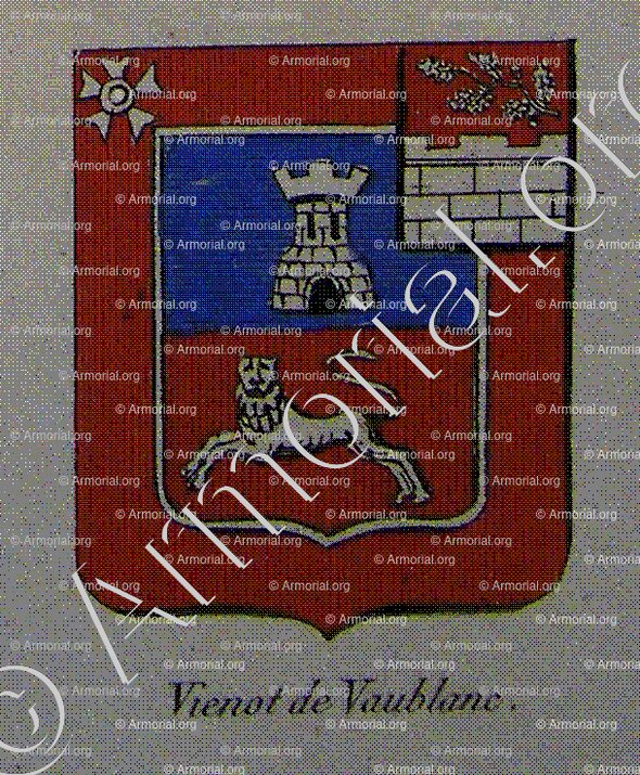 VIENOT DE VAUBLANC_Noblesse d'Empire._France