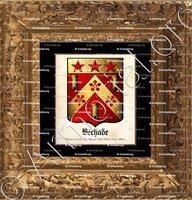 cadre-ancien-or-BÉCHADE_Barons en 1819, originaire de Gornac dans l'Entre-deux-Mers._France