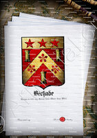 velin-d-Arches-BÉCHADE_Barons en 1819, originaire de Gornac dans l'Entre-deux-Mers._France