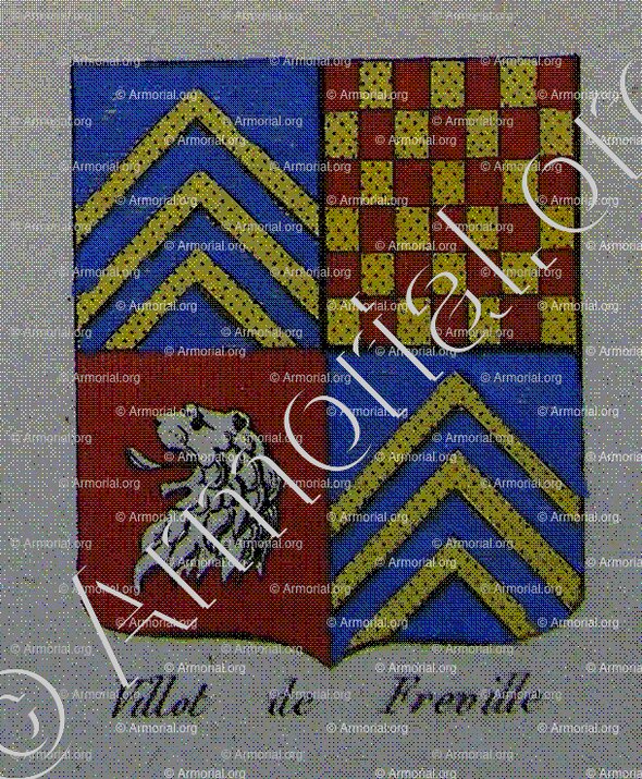 VILLOT DE FREVILLE_Noblesse d'Empire._France