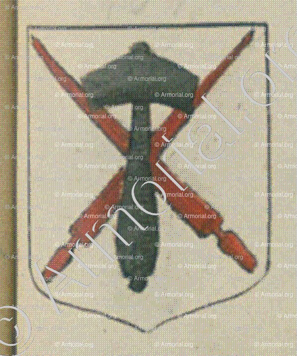 METZHEIN (Alsace)_Blason enregistré sous le règne de Louis XIV_France 