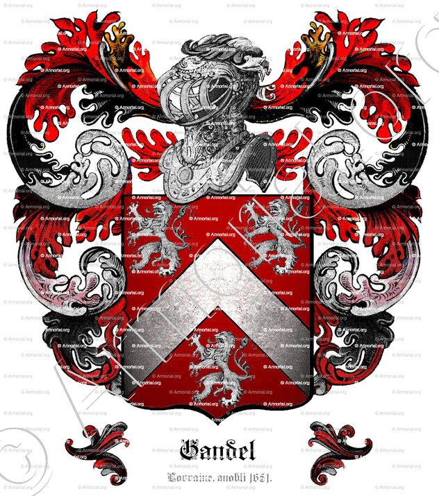 GANDEL_Lorraine, anobli en 1651_France (1)