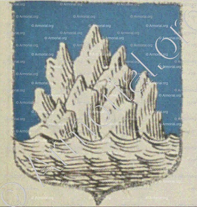 PUYGORNET (La Rochelle)_Blason enregistré sous le règne de Louis XIV._France